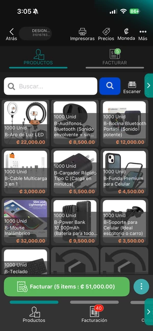 Selección de Productos